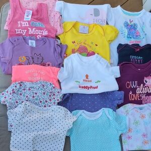 Colorful Baby Onesies Set